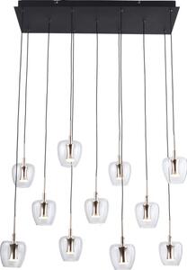 LED závesné svietidlo 3900 lm 3000K čierno zlaté Zuma Line NELSON MD2291-11B-3BGT