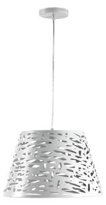 ONLI - Luster na lanku RICKY 1xE27/15W/230V pr. 40 cm biela