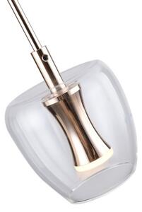 LED závesné svietidlo 350 lm 3000K čierno zlaté Zuma Line NELSON MD2291-1A-3BGN