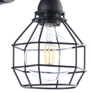 ONLI - Nástenné svietidlo SPIDER 1xE27/15W/230V čierna