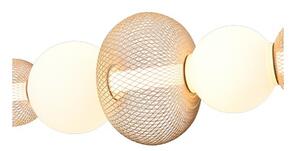 LED závesné svietidlo 3200 lm 3000-5700K zlaté Zuma Line SAAR MD2596-5B-3BGT