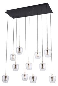 LED závesné svietidlo 3900 lm 3000K čierno zlaté Zuma Line NELSON MD2291-11B-3BGT