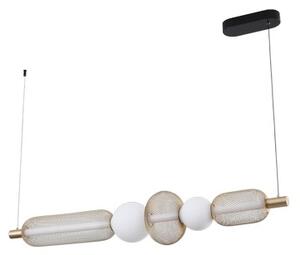 LED závesné svietidlo 3200 lm 3000-5700K zlaté Zuma Line SAAR MD2596-5B-3BGT