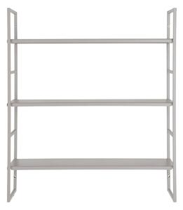 Svetlosivá poschodová kovová polica 48 cm Beja – House Nordic