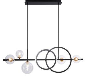 Závesné svietidlo 5x G9 + LED 2300 lm čierne Zuma Line TAREMI MD2448-7B-3BGD