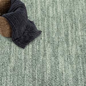 Dekorstudio Moderný okrúhly koberec LINDO 8843 - zelený Priemer koberca: 160cm