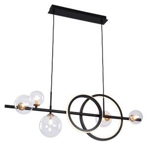 Závesné svietidlo 5x G9 + LED 2300 lm čierne Zuma Line TAREMI MD2448-7B-3BGD