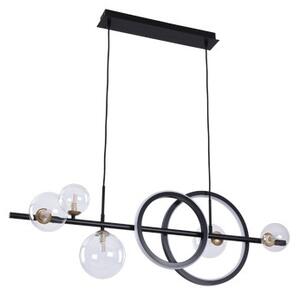 Závesné svietidlo 5x G9 + LED 2300 lm čierne Zuma Line TAREMI MD2448-7B-3BGD