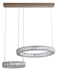 LED závesné svietidlo 4200 lm 3000K zlaté s krištáľovým efektom Zuma Line GIRONA MD3713-2-3GT