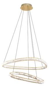 LED závesné svietidlo 4400 lm 2700-6000K zlaté s diaľkovým ovládačom Zuma Line ATHESA MD3169-2-3GT