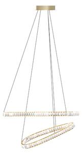 LED závesné svietidlo 4400 lm 2700-6000K zlaté s diaľkovým ovládačom Zuma Line ATHESA MD3169-2-3GT