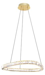 LED závesné svietidlo 3000 lm 2700-6000K zlaté s diaľkovým ovládačom Zuma Line ATHESA MD3169-1-3GT