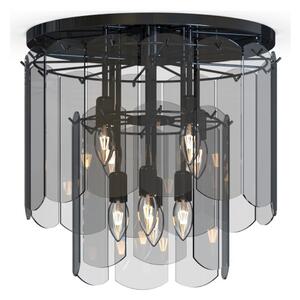 Stropné svietidlo 43 cm 8x E14 čierna chromová Zuma Line NIRA MX3523-8M-EBCN