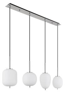 Globo 15345-4NO - Luster na lanku BLACKY I 4xE14/40W/230V
