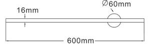 LED nástenné svietidlo 1100 lm 4000K čierne Zuma Line TROY W90477-60BK