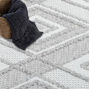 Dekorstudio Moderný okrúhly koberec LINDO 8875 - béžový Priemer koberca: 200cm