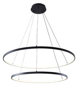 LED závesné svietidlo 2500 lm 3000+4000+6000K čierne Zuma Line BRENO 2023200-BK