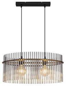 Globo 15698H3 - Luster na lanku GORLEY 2xE27/60W/230V čierna