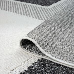 Dekorstudio Moderný koberec LINDO 8877 - sivý Rozmer koberca: 140x200cm