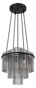 Globo 15698H2 - Luster na lanku GORLEY 5xE14/40W/230V čierna