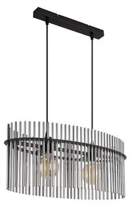 Globo 15698H3 - Luster na lanku GORLEY 2xE27/60W/230V čierna