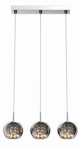 Závesné svietidlo 3x G9 dymová chrómová Zuma Line Crystal P0076-03N-B5FZ