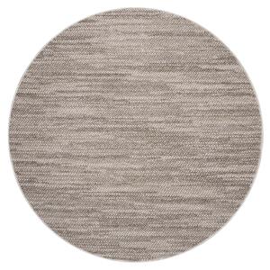 Dekorstudio Moderný okrúhly koberec LINDO 8843 - sivobéžový Priemer koberca: 200cm