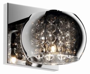 Nástenné svietidlo 1x G9 dymová chrómová Zuma Line Crystal W0076-01A-B5FZ