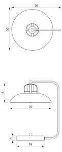 Stolná lampa FELIX 1xE27/60W/230V biela