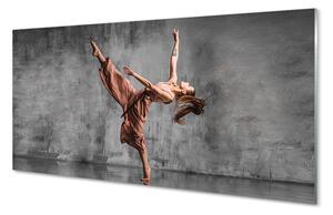 Nástenný panel  Žena dlhé vlasy tanec 100x50 cm