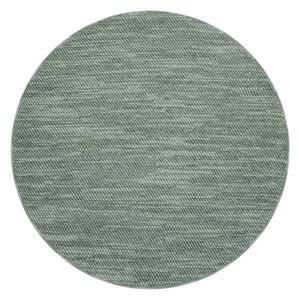Dekorstudio Moderný okrúhly koberec LINDO 8843 - zelený Priemer koberca: 200cm