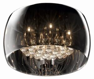 Stropné svietidlo 40 cm 5x G9 dymová chrómová Zuma Line Crystal C0076-05L-F4FZ