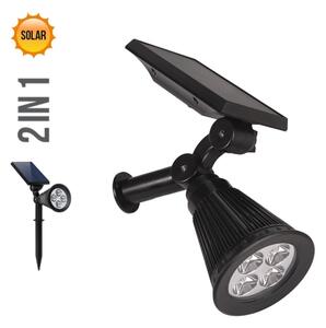 Prezent 65286 - LED solárne svietidlo 2v1 LION LED/2W/3,7V IP44 2220 mAh
