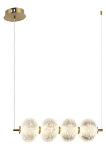 LED závesné svietidlo 1400 lm 3000K mosadzná ITALUX Lazie PND-29038-4-GD