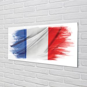 Nástenný panel  vlajka Francúzsko 100x50 cm