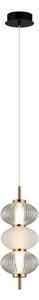 LED závesné svietidlo 790 lm 3000K priehľadná ITALUX Testa PND-84938-3-BK