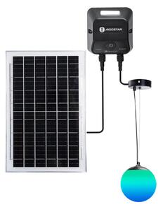Aigostar-LED RGBW Solárny luster MESH 35W/3,7V 8000 mAh 2700K-6500K IP65 pr. 30 cm