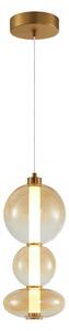 LED závesné svietidlo 2686 lm 3000K antická hnedá ITALUX Sonte PND-24352V-24W-AB-AMB