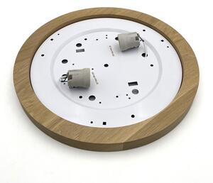 Brilagi - LED Stropné svietidlo BELLADONNA 2xE27/15W/230V pr. 40 cm biela/dub