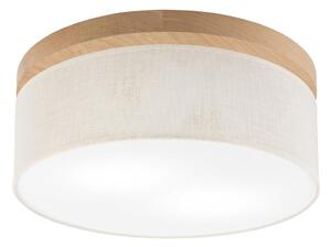 Brilagi - LED Stropné svietidlo BELLADONNA 2xE27/15W/230V pr. 40 cm krémová/dub