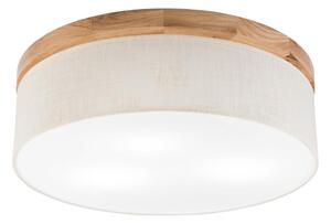 Brilagi - LED Stropné svietidlo BELLADONNA 3xE27/15W/230V pr. 50 cm krémová/dub