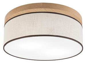 Brilagi - LED Stropné svietidlo BELLADONNA 2xE27/15W/230V pr. 40 cm krémová/dub
