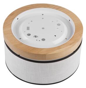 Brilagi - LED Stropné svietidlo BELLADONNA 1xE27/15W/230V pr. 30 cm biela/dub