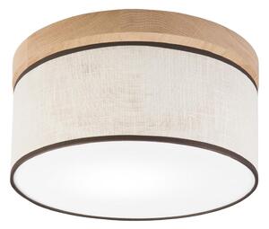 Brilagi - LED Stropné svietidlo BELLADONNA 1xE27/15W/230V pr. 30 cm krémová/dub