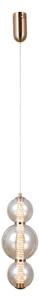 LED závesné svietidlo 1095 lm 3000K zlatá ITALUX Butero PND-34359-3V-HBR-AMB
