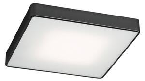 Stropné svietidlo Oro z ocele a skla, čierna 45 cm