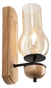 Brilagi - LED Nástenné svietidlo COTTAGE 1xE14/40W/230V dub/hnedá