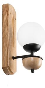 Brilagi - LED Nástenné svietidlo COTTAGE 1xG9/40W/230V dub/biela