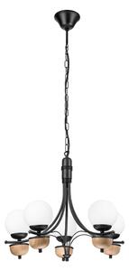 Brilagi - LED Luster na reťazi COTTAGE 5xG9/40W/230V buk/biela