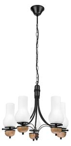 Brilagi - LED Luster na reťazi COTTAGE 5xE14/40W/230V buk/biela